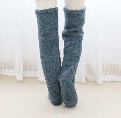 ☁️ Cloud Knees™ — Over-Knee Fuzzy Lounge Socks